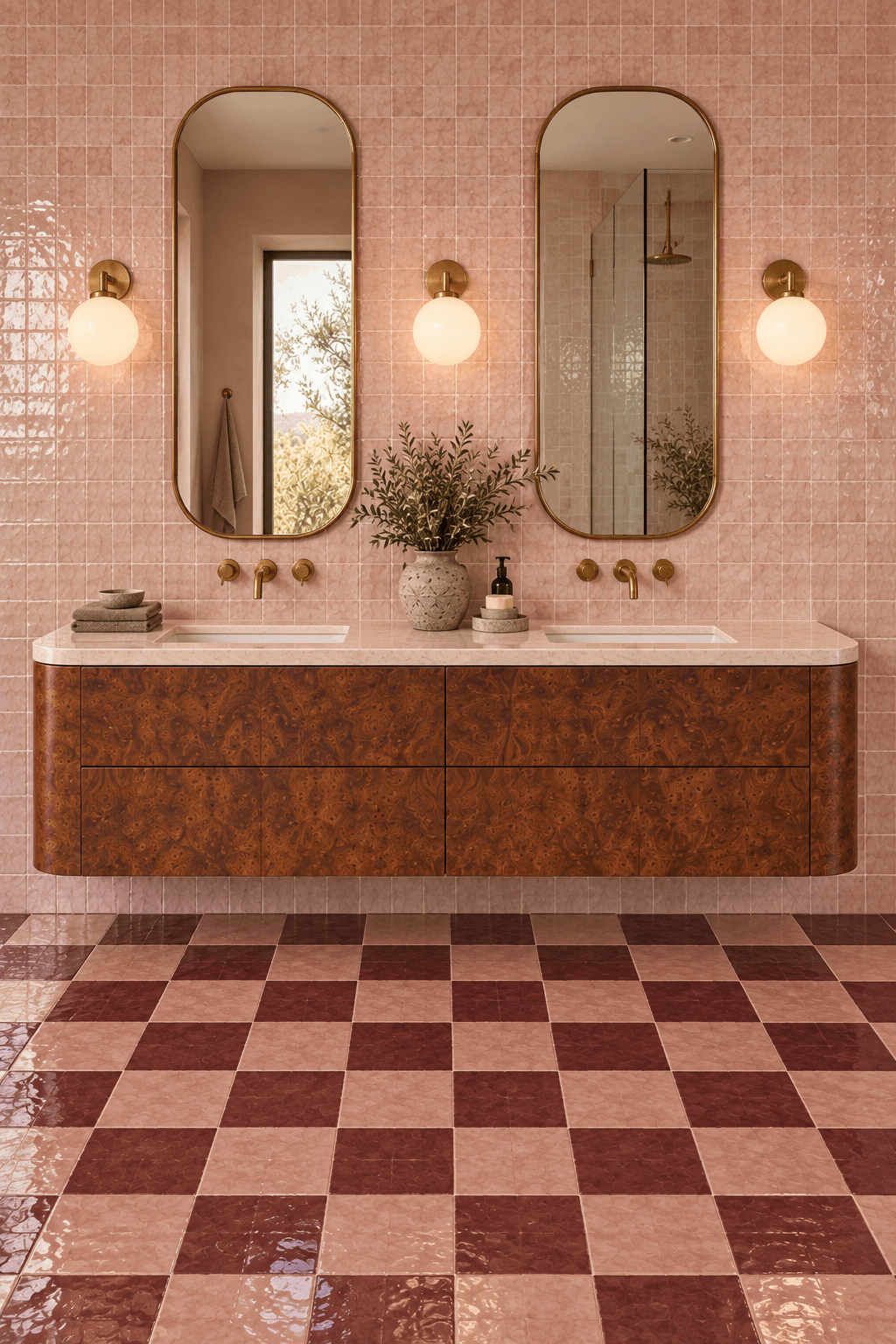 European Retro bathroom